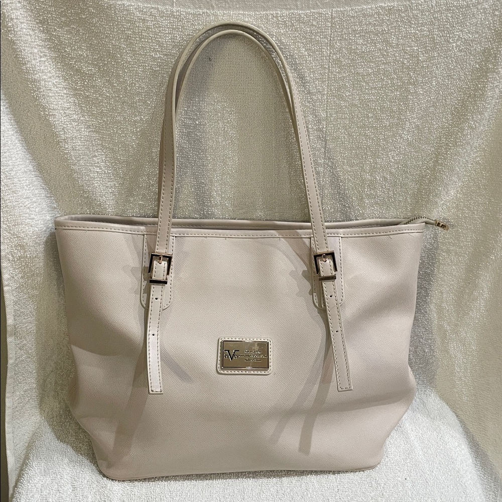 Versace Cream Tote Bag